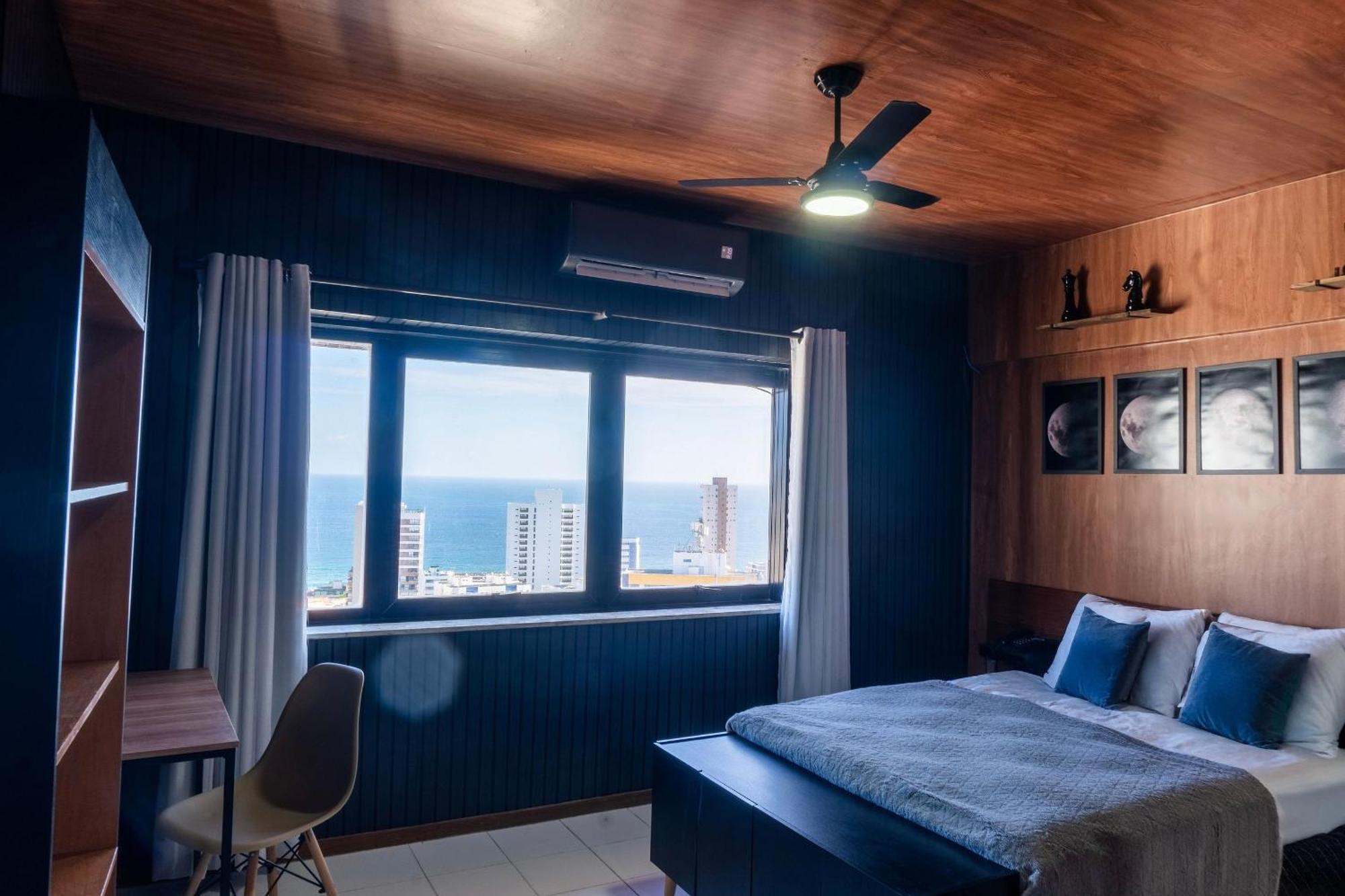 Lindo Studio Vista Mar Na Barra Com Piscina No Rooftop Do Edf, Proximo Ao Porto Da Barra Salvador Exteriér fotografie